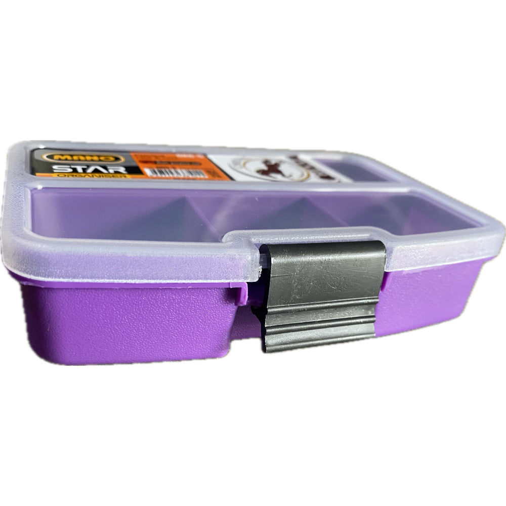 حافظة ادوات بلاستيك 5 بوصة لون بنفسجى (Electric Purple) مقاس 134×101×31 مم ماركة مانو صناعة تركي