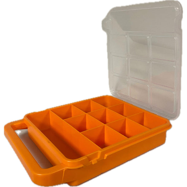 حافظة أدوات بلاستيك باليد على شكل شنطة (11 بوصة) – مقاس 302×237×51 مم – ماركة مانو، صناعة تركي