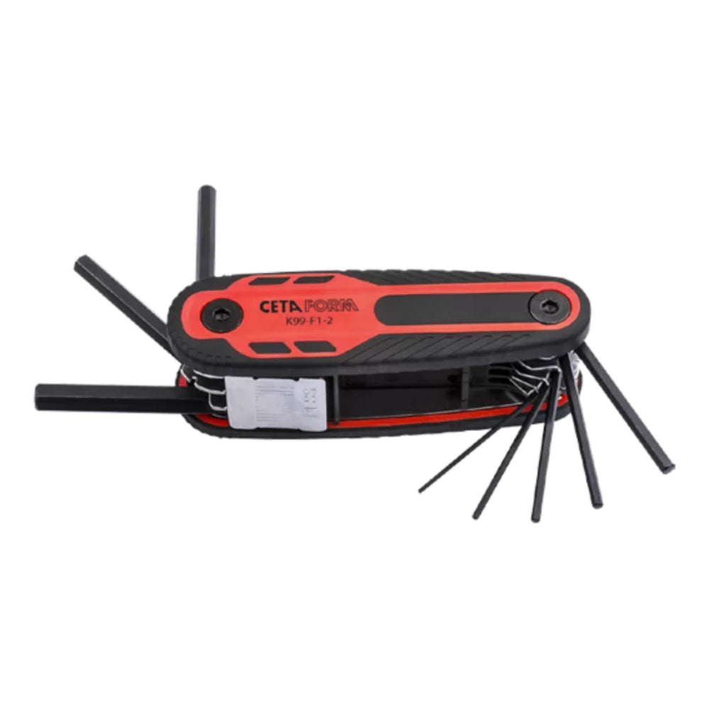 K99-F1  8 Piece Foldup Hexagon Key Set