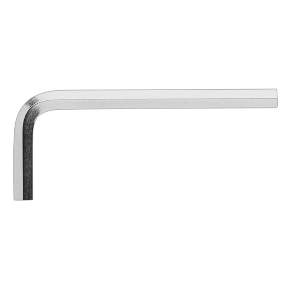 L/1.5X  Hexagon L Key ( Short Arm - Matt Chrome Finish ) - 1.5 mm / Display Carded
