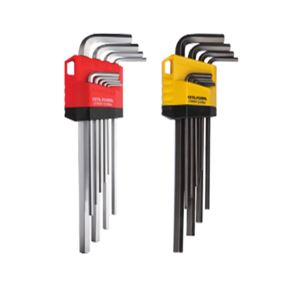 LT/800CP 18 Piece Combo Hexagon L Key Set ( Long Arm ) - Metric/SAE