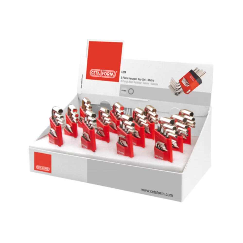 LT/9D  LT/9 Hexagon L Key Set Display Pack