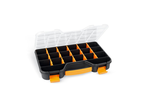 حافظة ادوات بلاستيك 18 بوصة مقاس 420×305×61 مم ماركة مانو صناعة تركي