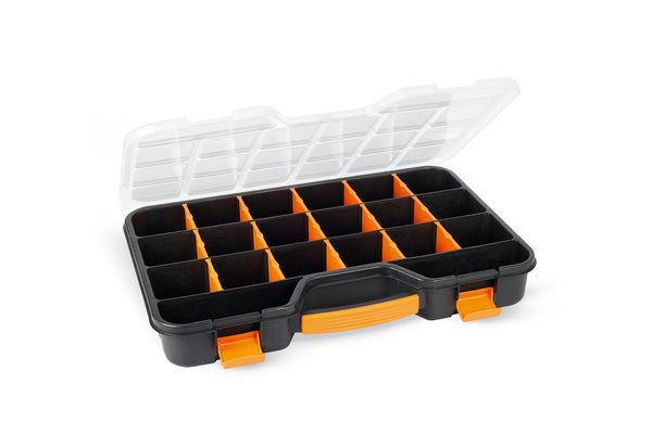 حافظة ادوات بلاستيك 24 بوصة مقاس 510×347×71 مم ماركة مانو صناعة تركي