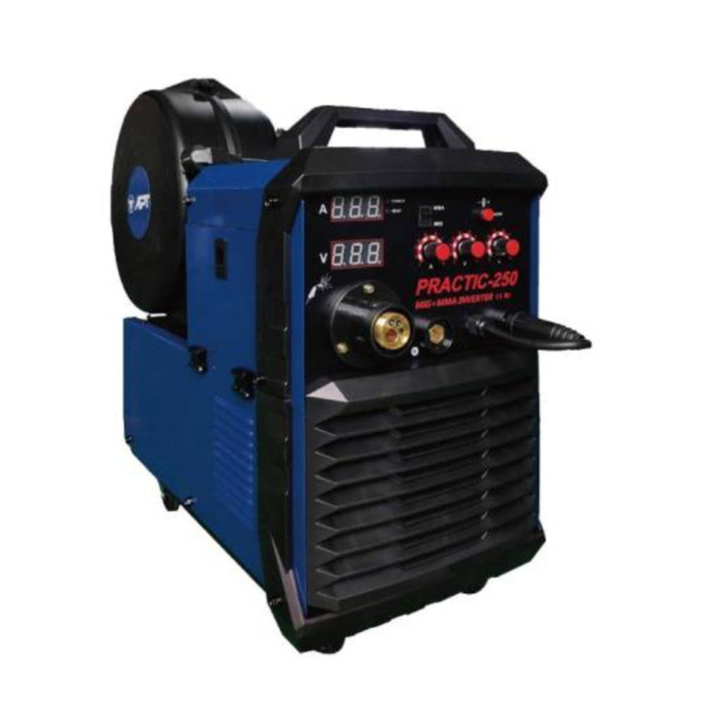 PRACTIC-250 ماكينة لحام انفرتر 220 فولت 250 أمبير بالمشتملات