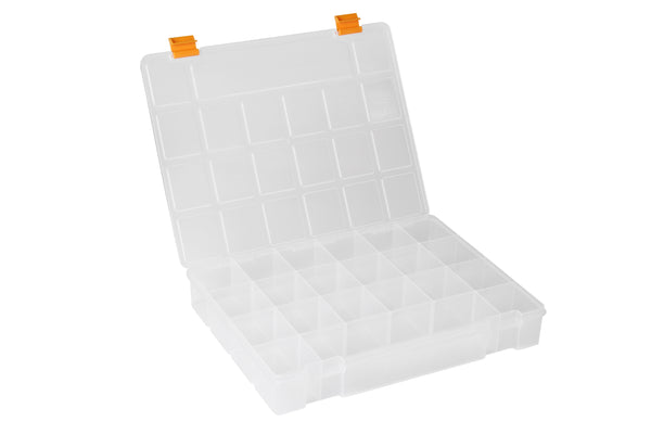 حافظة ادوات بلاستيك شفاف 13 بوصة مقاس 324×247×51 مم ماركة مانو صناعة تركي