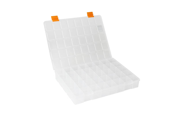 حافظة ادوات بلاستيك شفاف 15 بوصة مقاس 380×285×56 مم ماركة مانو صناعة تركي