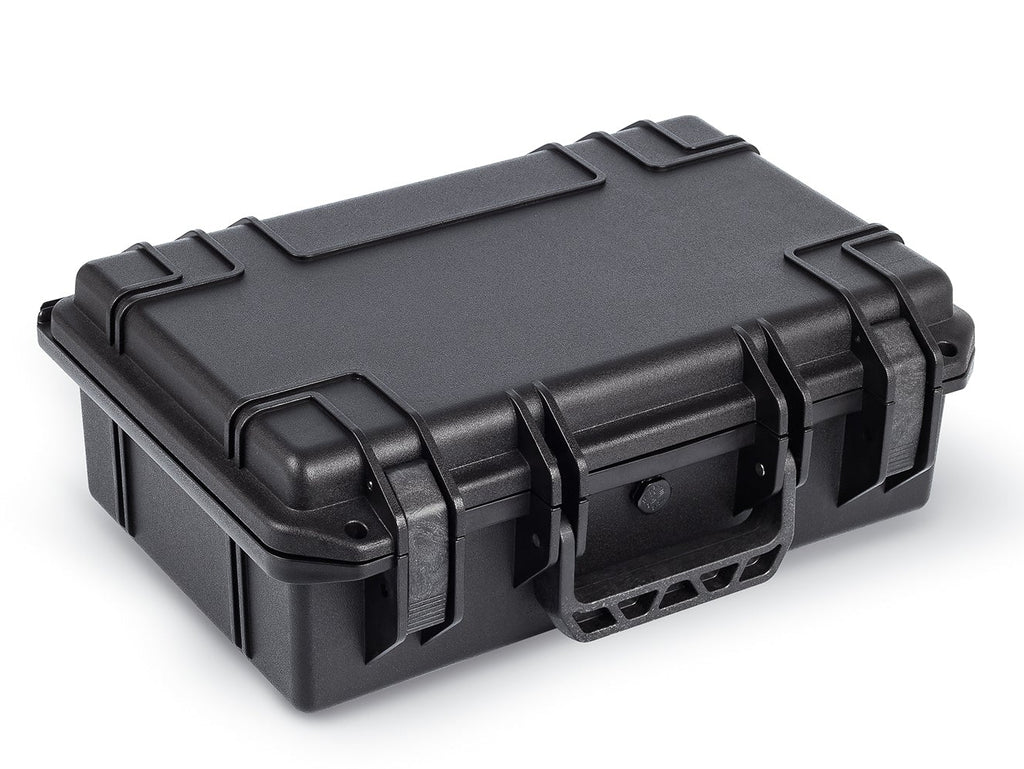 شنطة بلاستيك صلبة شديدة التحمل، مقاومة للماء والغبار، تتحمل درجات حرارة من ‎-20°C‎ حتى ‎+60°C‎، مناسبة للنقل الجوي،  ومناسبة لحماية المعدات الحساسة – موديل SPECTA. SPC-1120 مقاس 341×248×122مم  ماركة مانو صناعة تركي