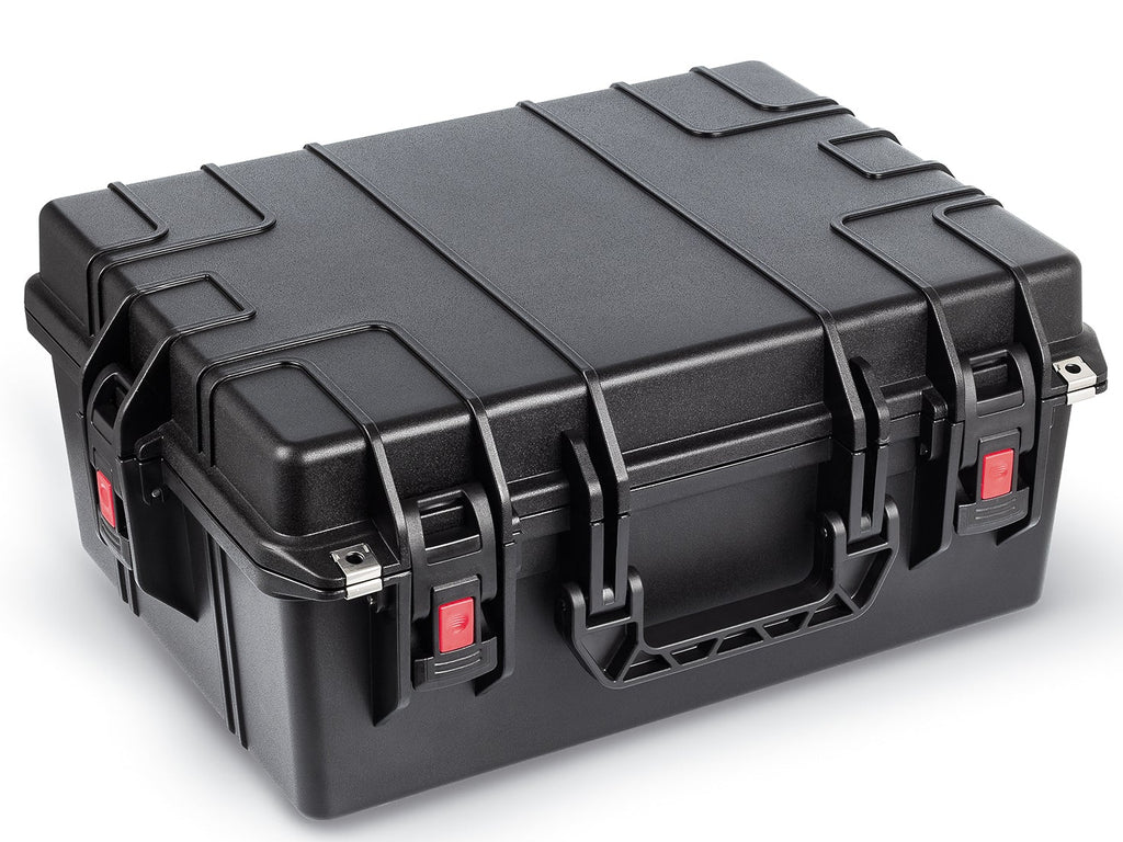 شنطة بلاستيك صلبة شديدة التحمل، مقاومة للماء والغبار، تتحمل درجات حرارة من ‎-20°C‎ حتى ‎+60°C‎، مناسبة للنقل الجوي،  ومناسبة لحماية المعدات الحساسة – موديل SPECTA. SPC-1330    مقاس 550×417×234مم  ماركة مانو صناعة تركي