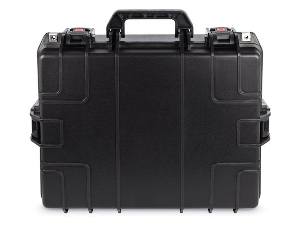 شنطة بلاستيك صلبة شديدة التحمل، مقاومة للماء والغبار، تتحمل درجات حرارة من ‎-20°C‎ حتى ‎+60°C‎، مناسبة للنقل الجوي،  ومناسبة لحماية المعدات الحساسة – موديل SPECTA. SPC-1330    مقاس 550×417×234مم  ماركة مانو صناعة تركي