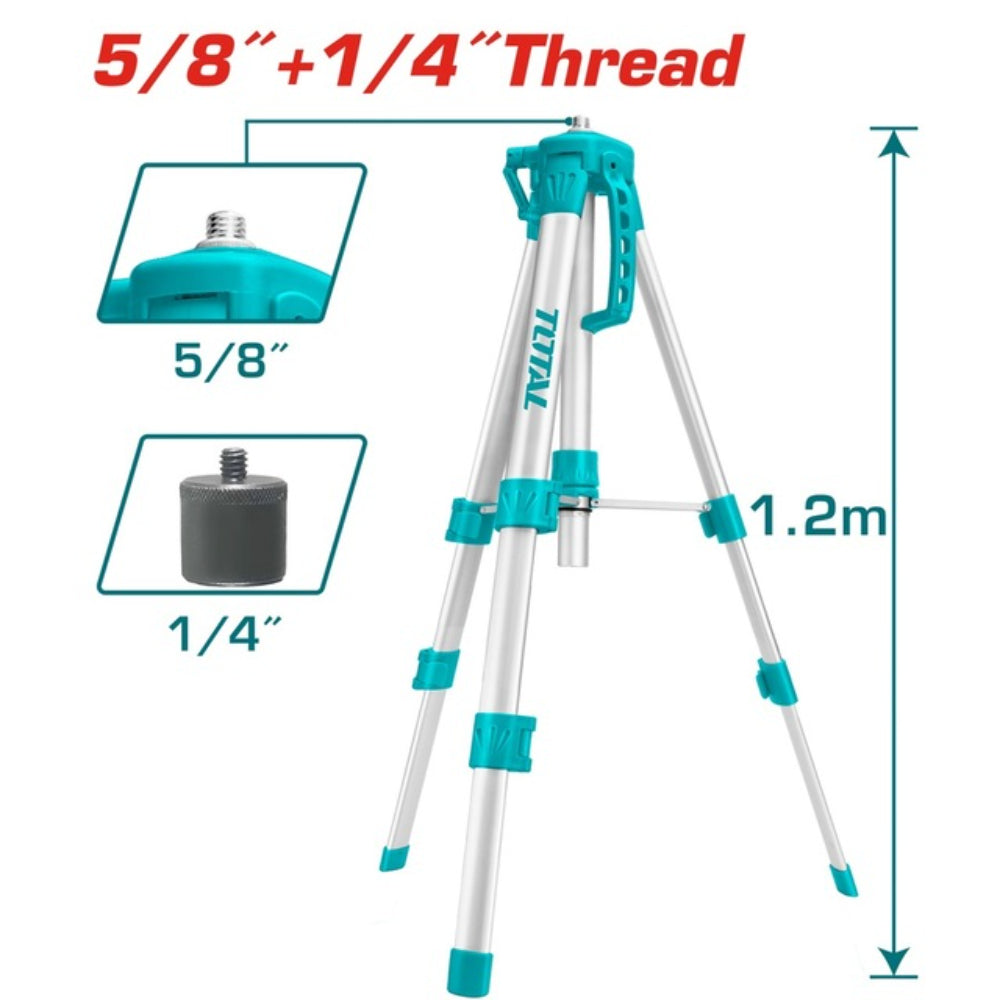 TLLT01152 حامل ميزان ليزر 1.2 سم 4/1" - 8/5 " توتال