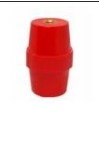 ECO ELECTRICAL INSULATOR DRUM RED POLY DMC M6 X 30 (D04-6) M6X10- BELOW 3.3 KV