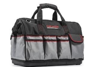 شنطه عده قماش فارغة رمادى واسود bag
