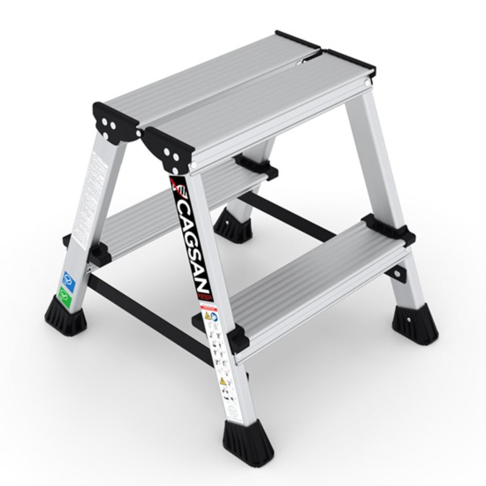 OL2 2 Step Olympos Double Side Stepladder