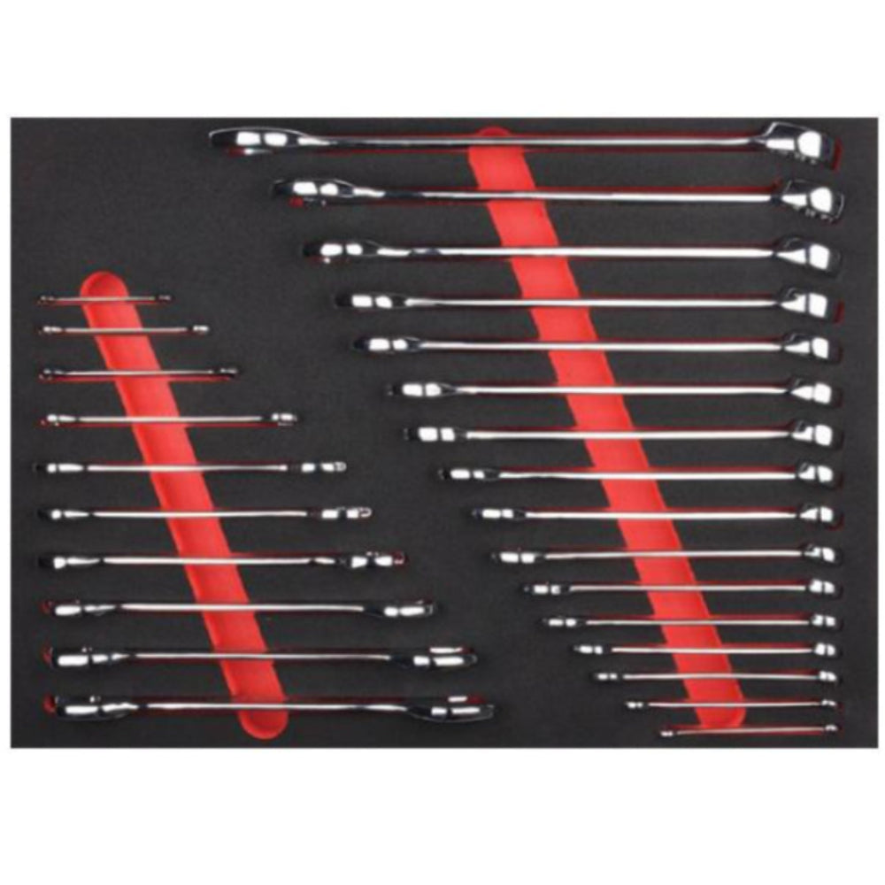 B99A-E26  26 Piece Combination and Double Open End Wrench Set - SAE ( in EVA )