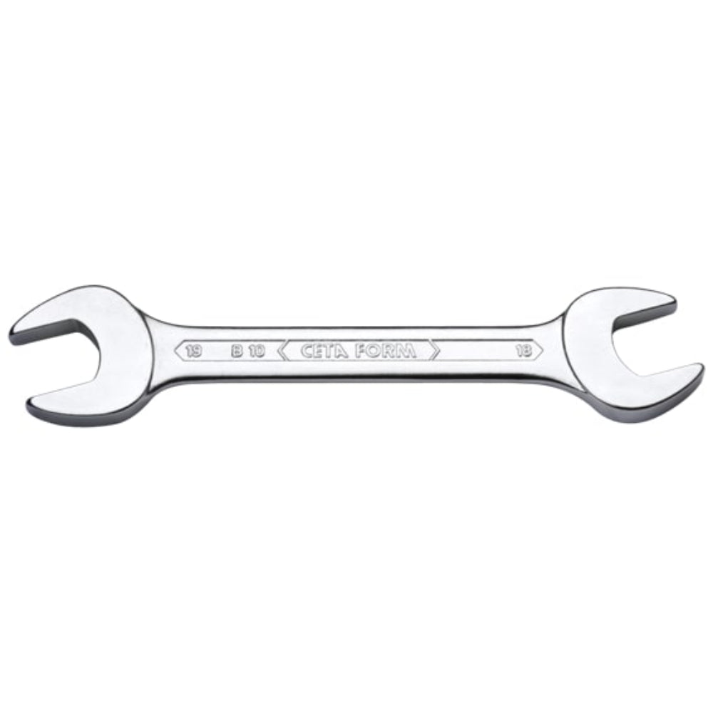 B10-2528X  Double Open End Wrench ( Shot Type ) - 25x28 mm / Display Carded