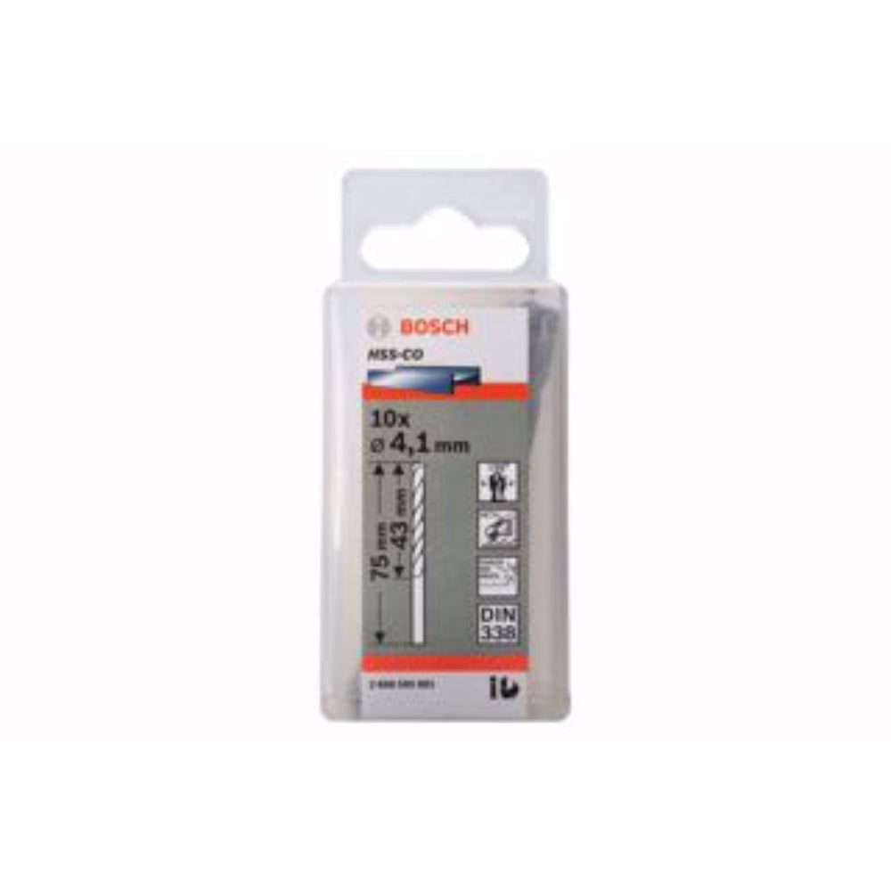 2608585881 علبة بنط كوبلت للتخريم فى الأستانلس 10 قطع قطر 4.1 مم