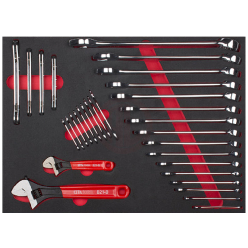 B99A-E31  31 Piece Wrench Set - SAE ( in EVA )
