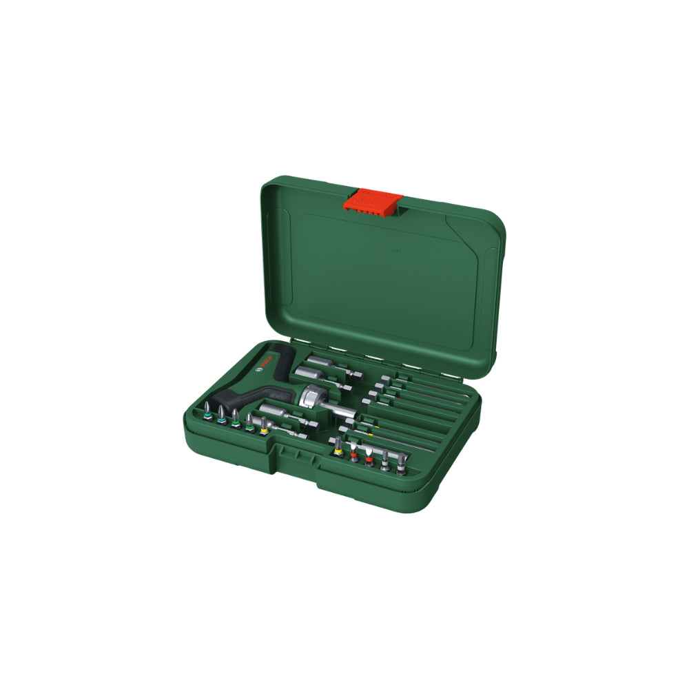 1600A02Z9T T-handle ratchet screwdriver Set 22-Piece -طقم مفك حرف T 22 قطعة