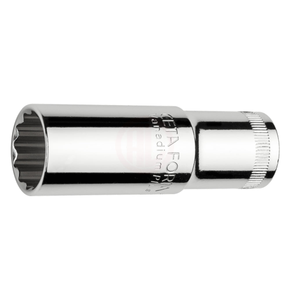 C14A-B0104  3/8 Drive 12-Point Deep Socket - 1/4