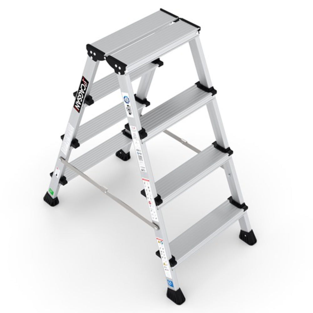 OL4 4 Step Olympos Double Side Stepladder