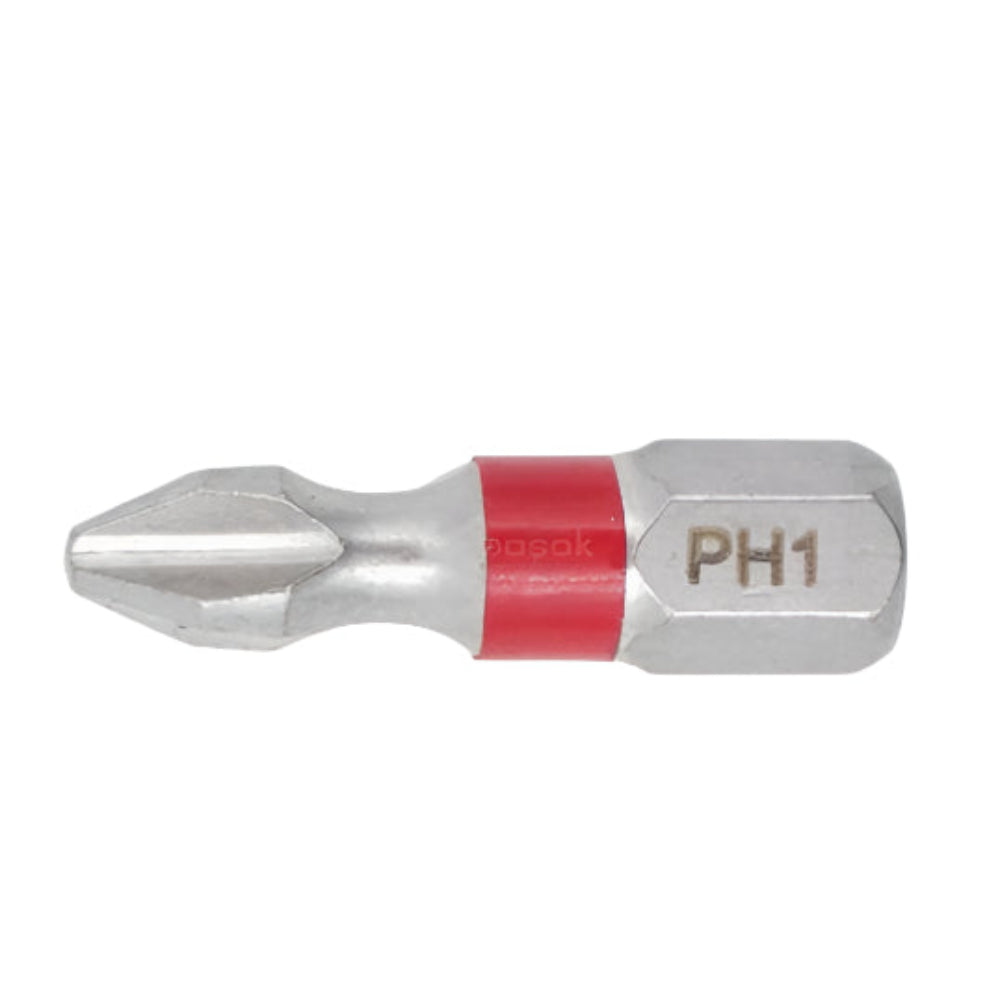 CB/252TC 1/4"  Phillips Insert Bit ( Color Coded ) - PH2x25 mm