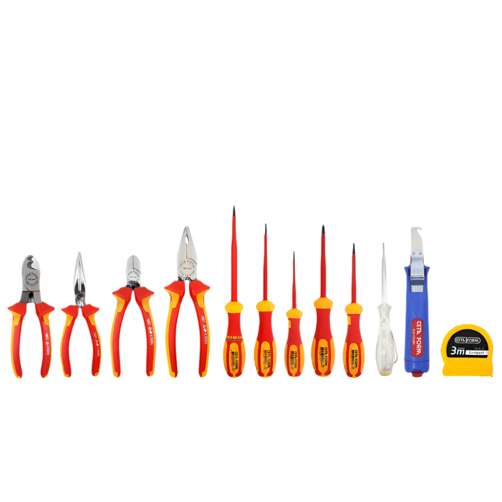 G99-18-W12PH 12 Piece 1000V Pliers and Screwdriver Set ( VDE-in Vinyl Wallet )