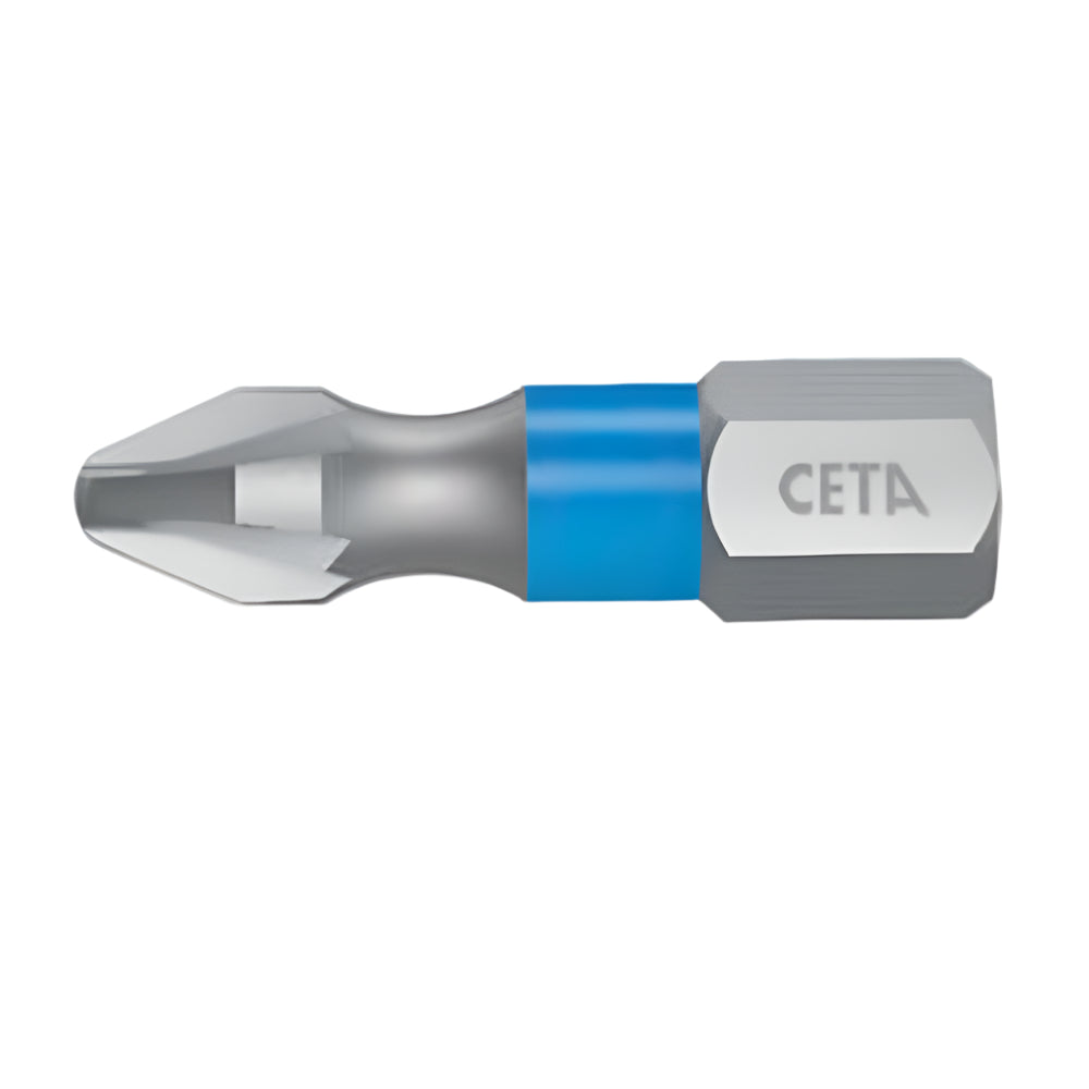CB/591TC 1/4" Pozidriv Power Bit ( Color Coded ) - PZ1x50 mm