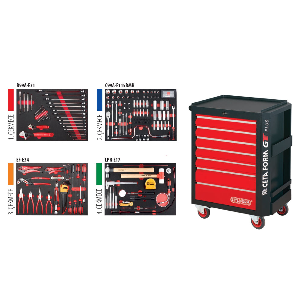 A50AS-197A01 197 Piece AERO MIDI Aerospace Tool Kit ( in A01-06)