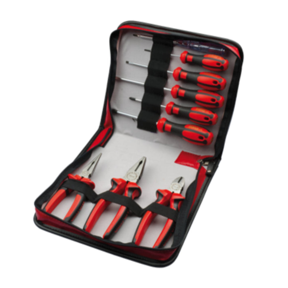 E99-41-W09PZ  9 Piece Pliers and Screwdriver Set ( in Vinyl Wallet  with Pozidriv Screwdriver )