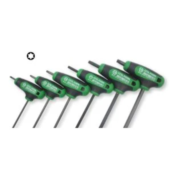 K99-12-E06  6 Piece T-Handle TORX Key Set ( in EVA )