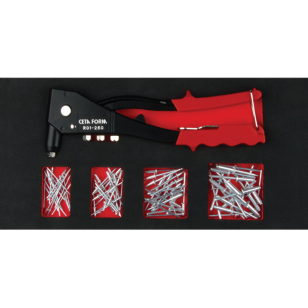 R01-E05  5 Piece Hand Riveter Set ( in EVA)