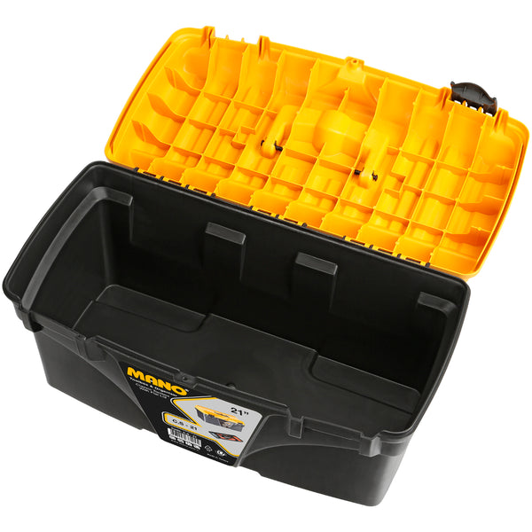 شنطة عدة بلاستيك 21 بوصة مقاس 535×291×280 مم ماركة مانو صناعة تركي