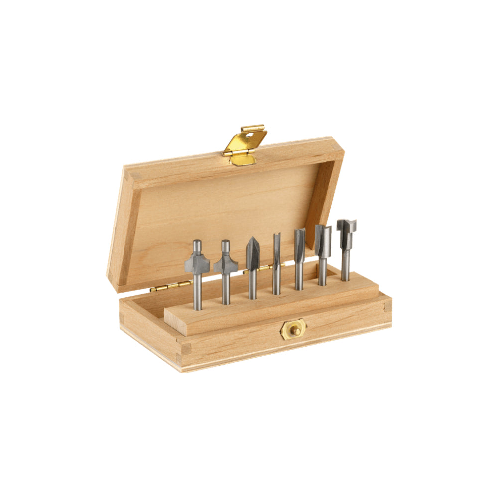 مجموعة رؤوس توجيه متعددة الأغراض مكونة من 7 قطع  8710364069972   Multipurpose Router Bit Set