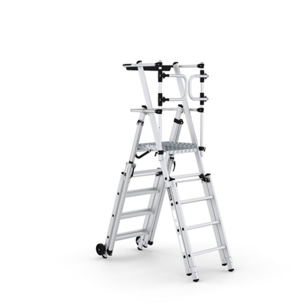 VX5-7 VEROX FOLDABLE TELESCOPIC WORKING PLATFORM  Platform H.   1.04 - 1.57 m.  3.5 m. Verox Foldable Telescopic Working Platform