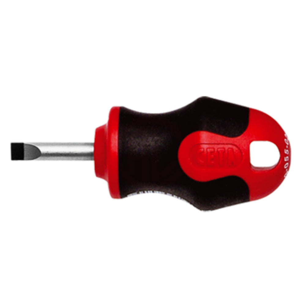 F10-040-025X  C-PLUS Stubby Slotted Screwdriver- 4x25 mm / Display Carded
