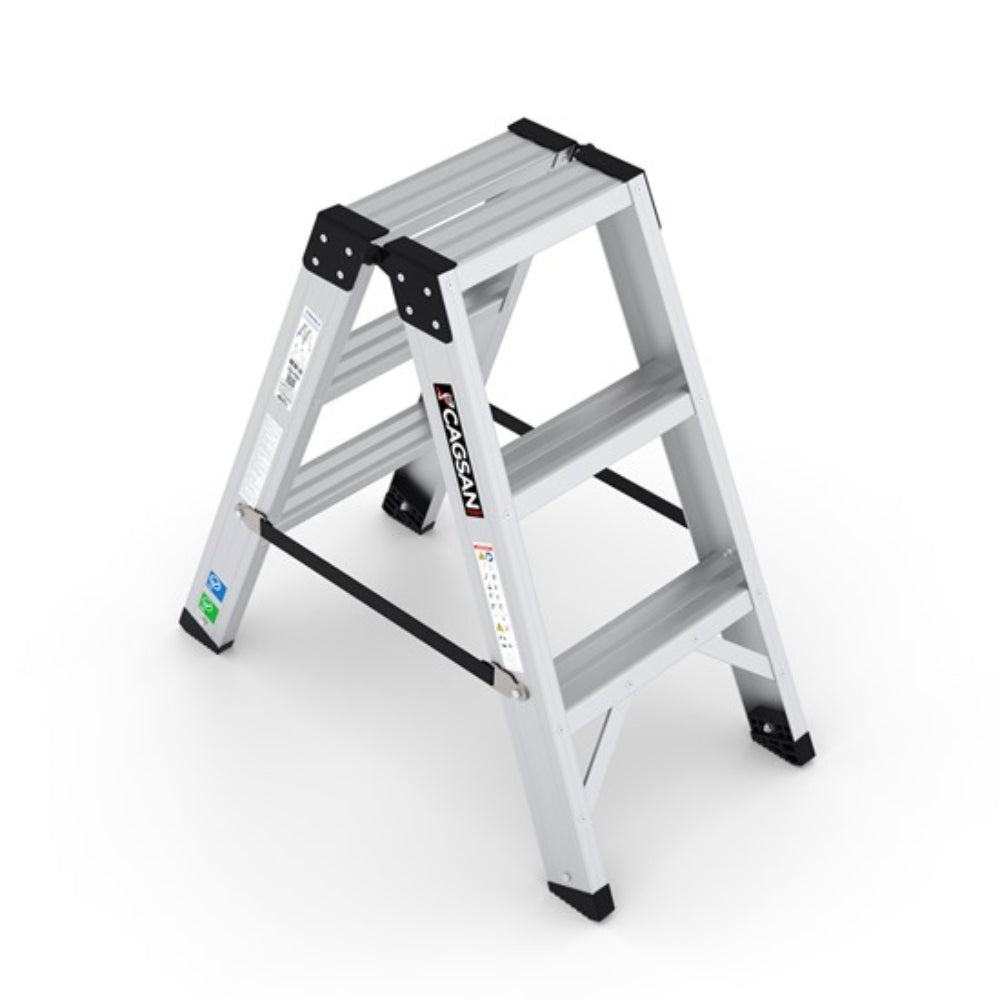 EVR-PRO3 EVEREST PRO DOUBLE SIDE ALUMINIUM LADDERS STEP   3   Double Side Aluminium Ladders