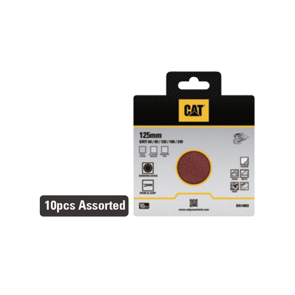 DA14003 (10PCS) طقم قرص صنفرة دائرية 5 بوصة خشانات