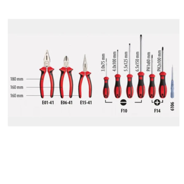 A50M-43A27  43 Piece Mechanics Tool Set  In A27-19PL Case