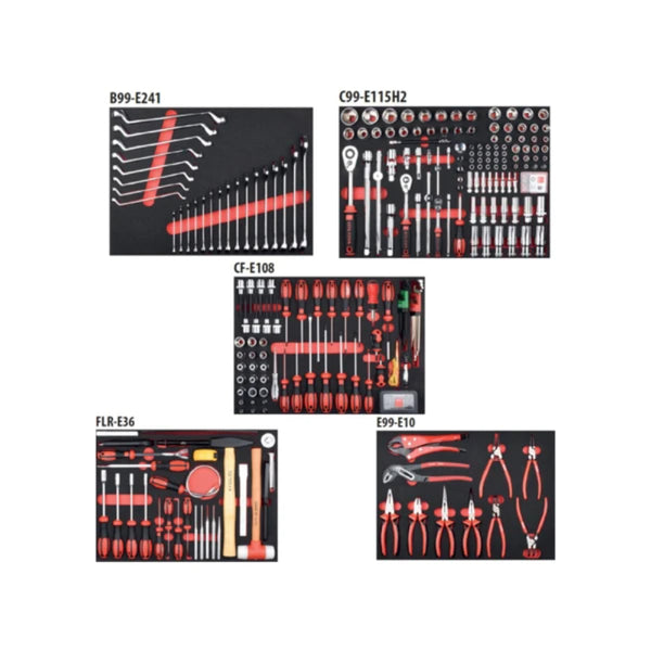 A50CR-293A01  293 Piece AUTO MAXI Automotive Tool Kit ( in A01-07)