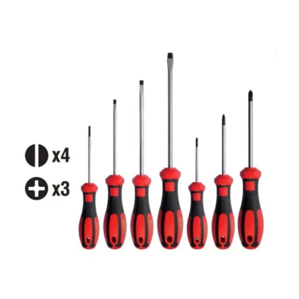 F99-E701  7 Piece C-PLUS Slotted/PH Screwdriver Set ( in EVA)