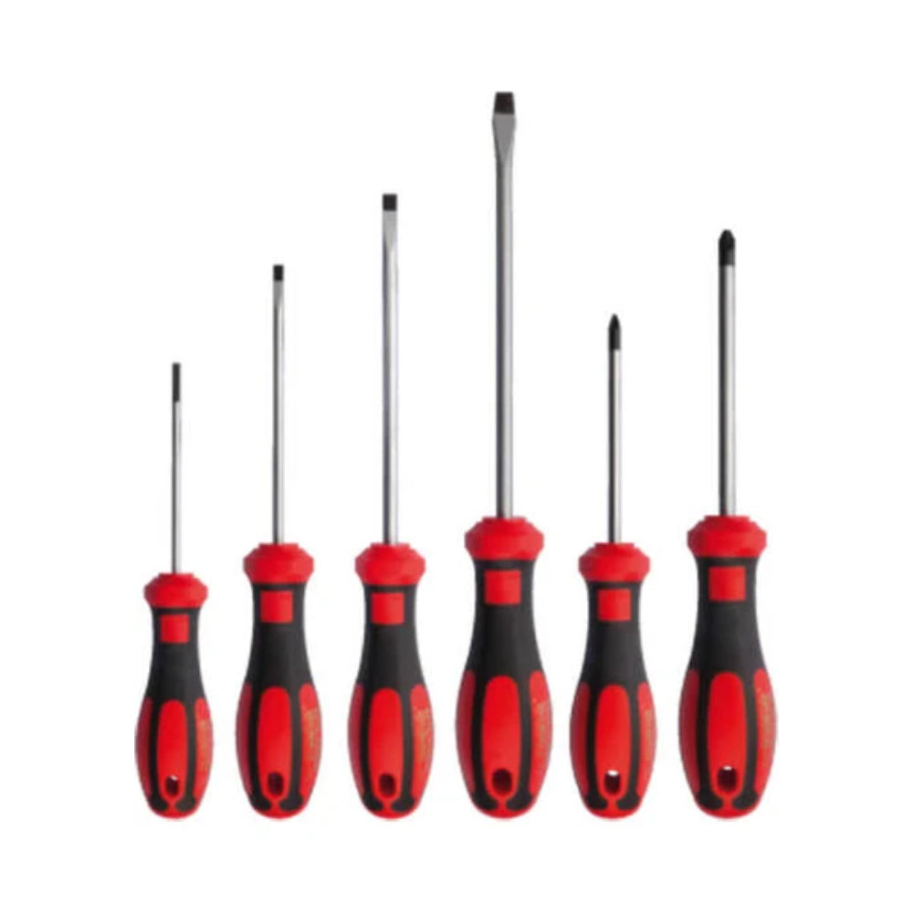 F99-602  6 Piece C-PLUS Screwdriver Set- Slotted/Pozidriv