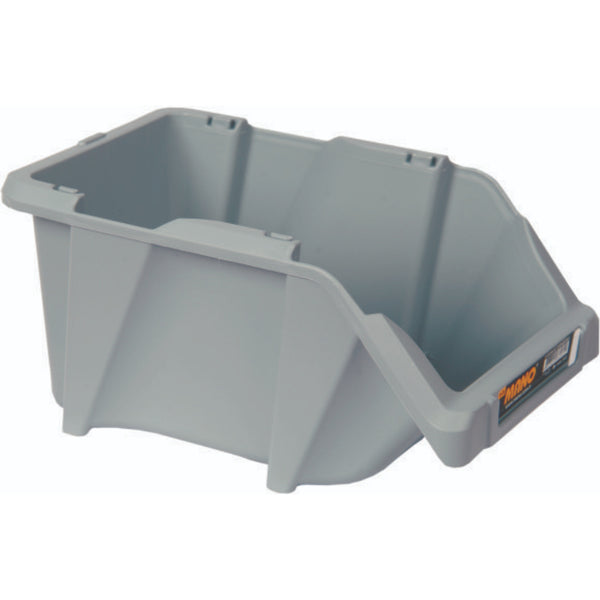 صندوق تخزين بلاستيك مفتوح لون رصاصي رقم 20 مقاس 152×245×122 مم ماركة مانو صناعة تركي