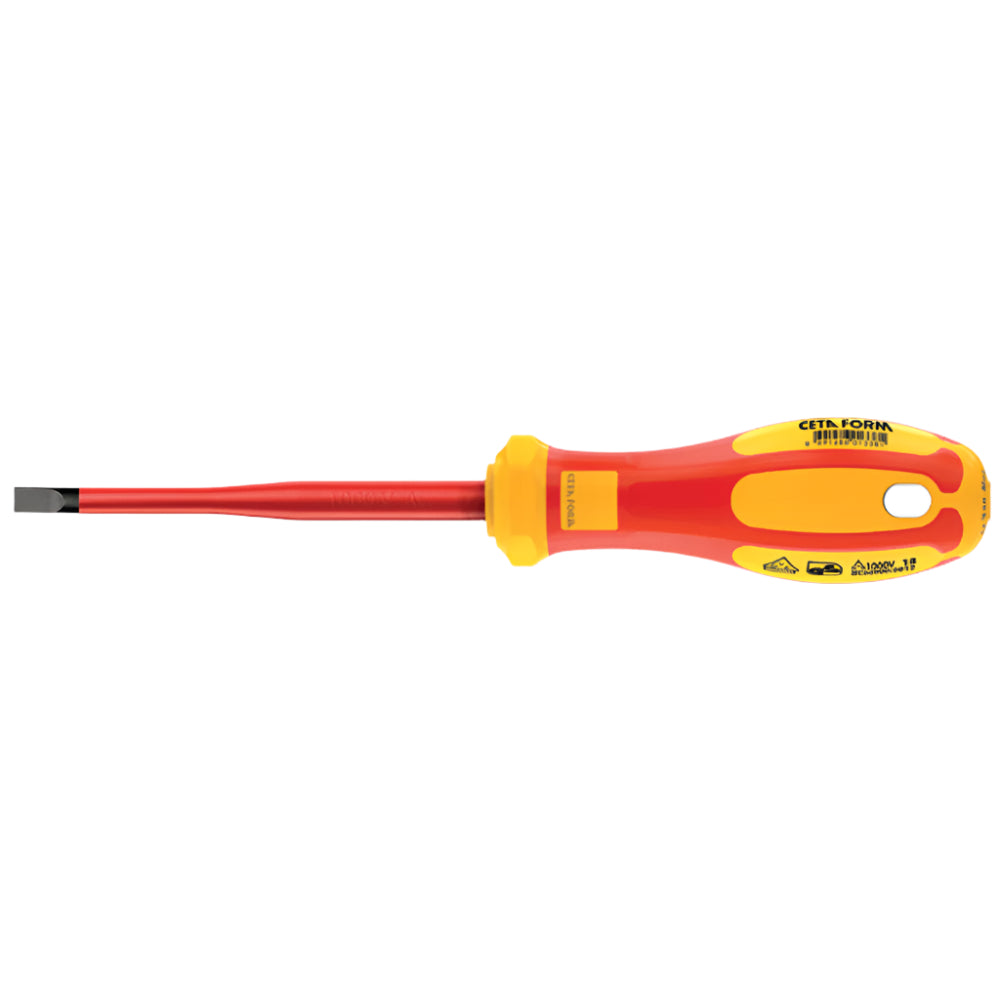 G01S-055-125X  C-PLUS Slimline 1000V Slotted Screwdriver - 5.5x125 mm / Display Carded