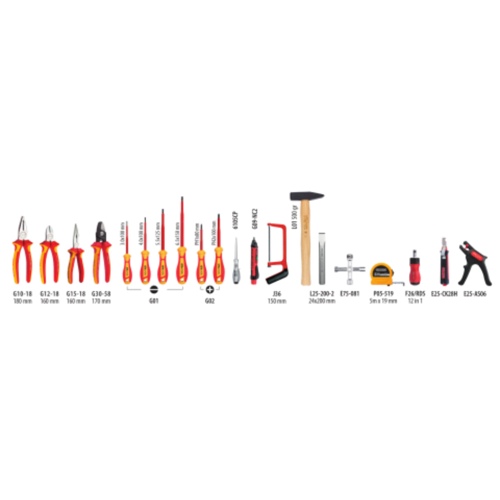 G99-0431A32  31 Piece Electricians Tool Set ( in A32 Case  )