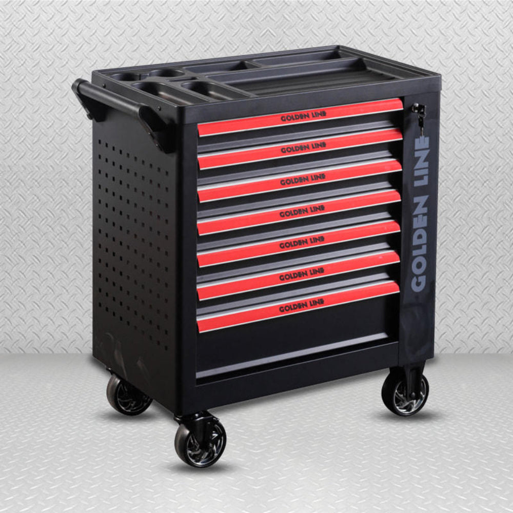 GL3307-L-H    مقاس    400كجم  حمولة  كجم  60  وزن  درج  7  عدة  ترولى  760-460-985MM