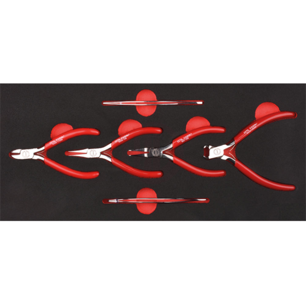 H99-E06  6 Piece C-TRONIC Precision Pliers and Tweezer Set ( in EVA)