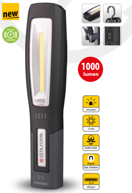 R10W-MAX01  Rechargeable LED Work Light – Wireless Charge