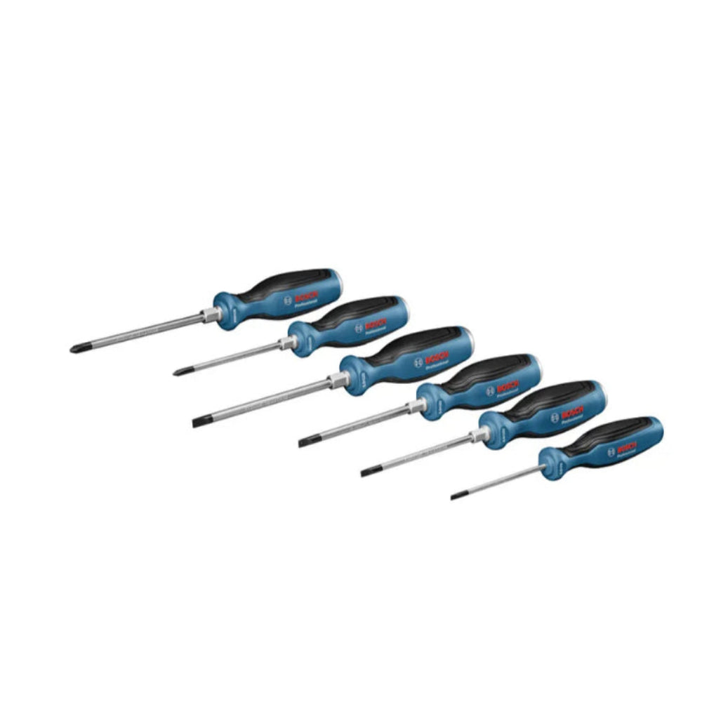 Screwdriver set 6 Pcs PH/PZ/SL/TX