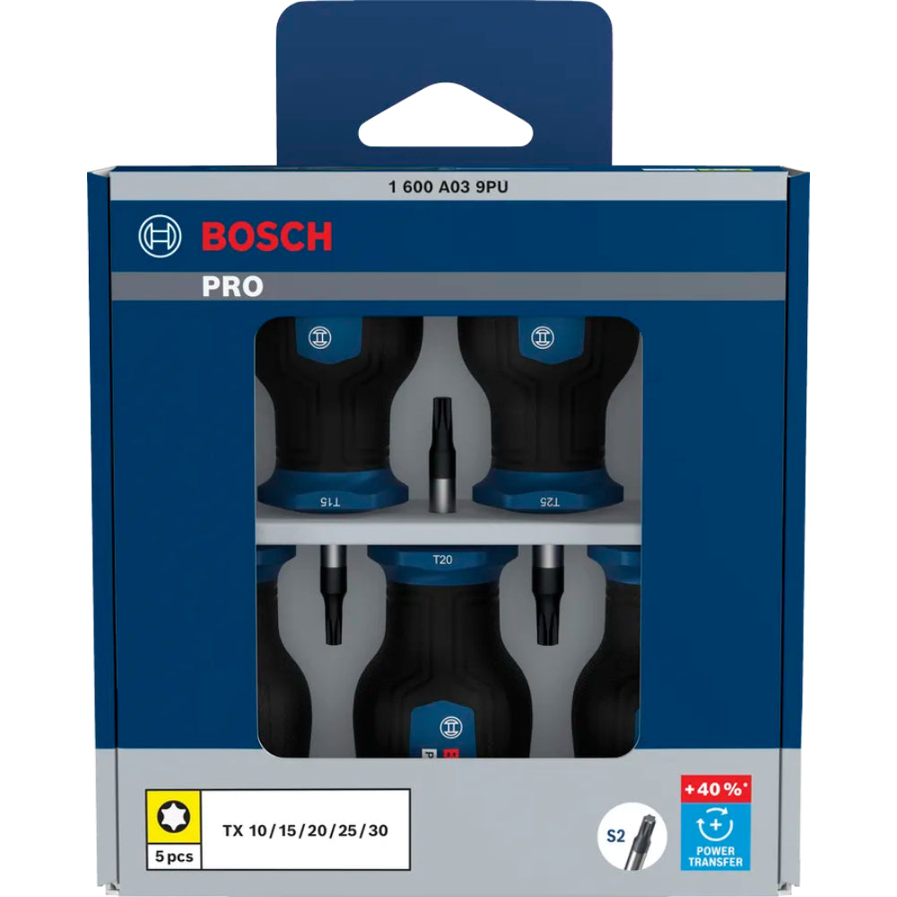 PRO Stubby Screwdriver TX Set 5-Piece